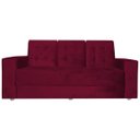 Ver imagem 1 de Sofá 3 Lugares 1,90m Vitoria Suede Vermelho