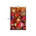 Ver imagem 2 de Quadro Decorativo Tela em Lona Flores Aquarela 60x40cm Para Sala Quarto