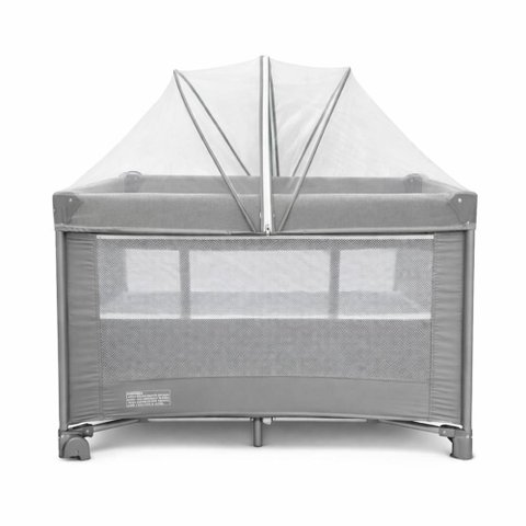 Berço Portátil Infantil Cercado 0-15kg Desmontável com Mosquiteiro Bolsa de Transporte