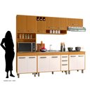 Ver imagem 6 de Cozinha Compacta 5 Peças com Balcão sem Tampo Malta Poliman Moveis