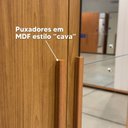 Ver imagem 7 de Guarda Roupas 100% MDF 4 Portas 187cm Greco 181 Espazzo Madetec