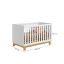 Ver imagem 5 de Berço Mini Cama Q Encanto Slim Dois em Um em Mdf Qmovi: Branco