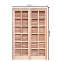 Ver imagem 6 de Porta Balcão de Abrir / Abrir de Madeira Padrão Cedro Reto Bat.14 Cm- 2.15 (a) X 1.20 (l)