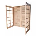 Ver imagem 3 de Porta Balcão de Abrir / Abrir de Madeira Padrão Cedro Reto Bat.14 Cm- 2.15 (a) X 1.20 (l)