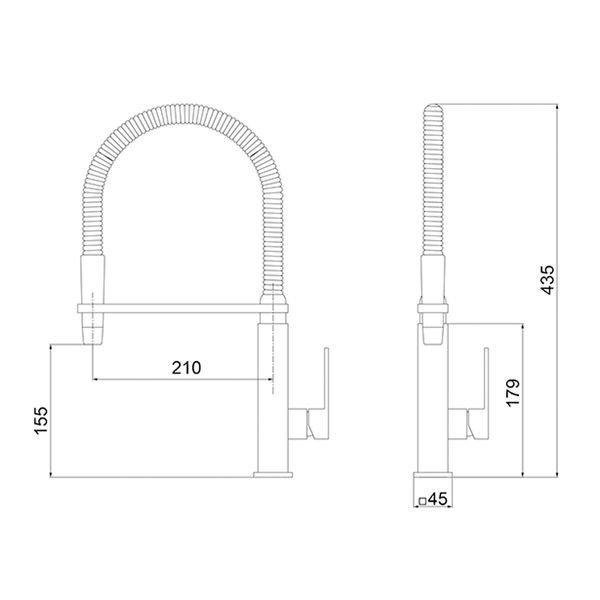 Misturador Monocomando Lorenzetti Cozinha Loren Vogue - 6