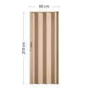 Ver imagem 5 de Porta Sanfonada de PVC 210cm x 60cm Plastporta Bcf Marrom/Castanho