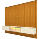 Ver imagem 3 de Estante para TV e Home Theater até 84 Polegadas com LED 100% MDF 218CMX250CM Supremo Luminare