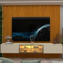 Ver imagem 6 de Estante para Tv 84 Polegadas 100% Mdf com Led 220cm Supremo/luminare