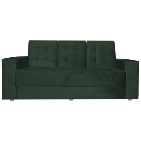 Sofá 3 Lugares 1,90m Vitoria Suede Verde