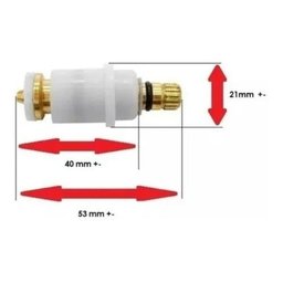 Reparo Deca Mvsi Torneira/tanque/jardim 4688.004 Original - Branco - 2