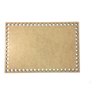 Kit 10 Base Retangular 20x35 Cm Mdf Cru para Cesto Crochê Fio de Malha - 3