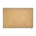Ver imagem 1 de Kit 10 Base Retangular 20x35 Cm Mdf Cru para Cesto Crochê Fio de Malha