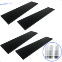 Ver imagem 1 de Kit 4 Prateleira Preta 70X15 + Suporte Flutuante Mdf  Organizadora Decoração Cozinha Banheiro Sala