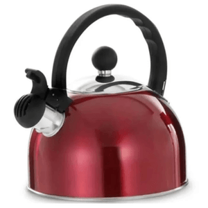 Chaleira Vermelha Inox 2 Litros Mimo Aj19227