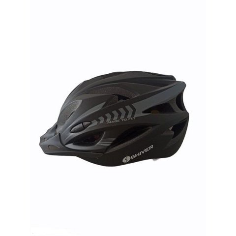 Capacete Mtb Bike Shiver Preto/cinza M