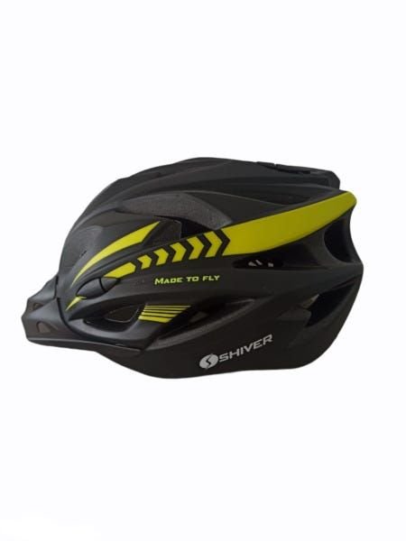 Capacete Mtb Bike Shiver Preto/amarelo Neon M - 1
