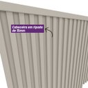 Ver imagem 5 de Cabeceira Casal Ripada 133x241com Frame Alexa Edecasamoveis