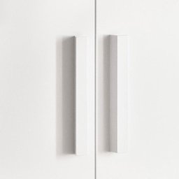 Cômoda Platina Lukaliam 5 Gavetas Sapateira Rodízios Gaveta com Chave 1,26m:branco - 4