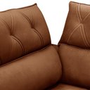 Ver imagem 6 de Sofá 3 Lugares Retrátil Reclinável Chaise Esquerdo 258cm Bergen F04 Veludo Terracota - Lyam Decor