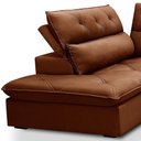 Ver imagem 5 de Sofá 3 Lugares Retrátil Reclinável Chaise Esquerdo 258cm Bergen F04 Veludo Terracota - Lyam Decor