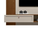 Ver imagem 6 de Painel Home Suspenso Quito para Tv até 55 Freijó/Off White G77 - Gran Belo