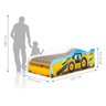 Cama Carro Solteiro Trator Amarelo Quarto Menino - 2
