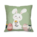 Ver imagem 4 de Kit com 4 Capas para Almofadas Decorativas Coelhos da Páscoa Cute