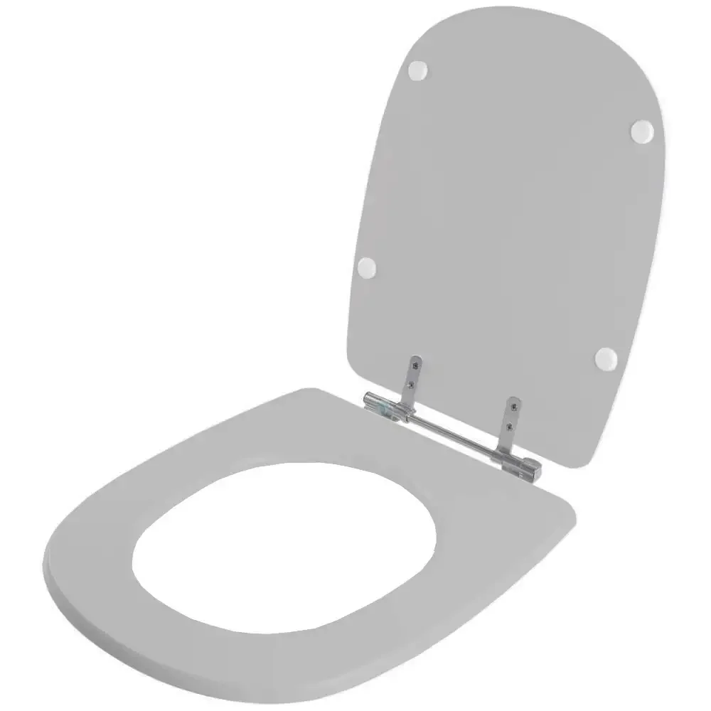 Assento Sanitário Sabatini Cinza Claro para vaso Icasa - 2