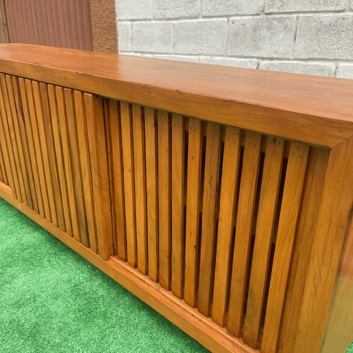 Ver imagem 5 de Rack Ripado Madeira de Demolição 180 X 60 Maciço Sudeste Rústico