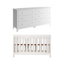 Ver imagem 3 de Quarto Bebê Completo Berço Bbi-56 Colch+Cômod Dm-221 Ditália