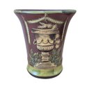 Ver imagem 1 de Cachepot Vaso Cerâmica Pintura Imperial Marrom Acabamento Laca Chinesa 21cm Columbus Gold