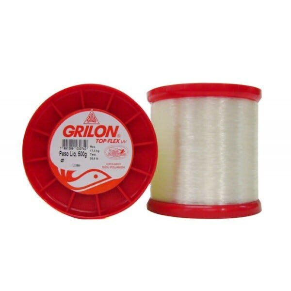 Linha pesca grilon 250 gramas 0,25 mm 8,2 libras 3846 metros - 2