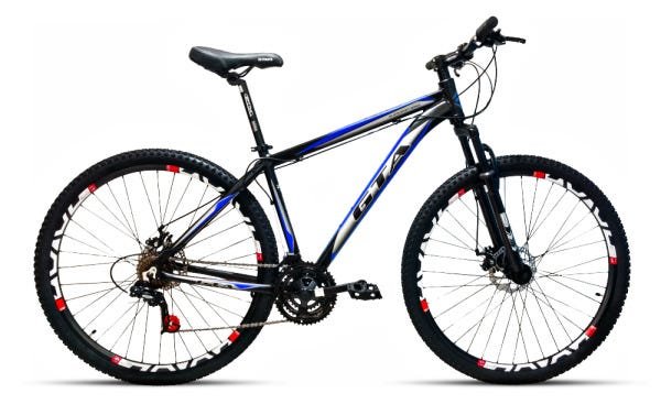 Bicicleta Aro 29 GTA NX9 21V Rel. Shimano PT Azul T 17 - 1