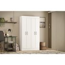 Ver imagem 3 de Armário Multiuso Sapateira 4 Portas Formosa Branco 40020 Demóbile