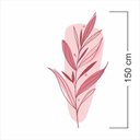 Ver imagem 4 de Adesivo Floral Boho Rosa Estilo Nórdico 79x150 Minimalista Mod.03