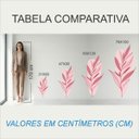 Ver imagem 2 de Adesivo Floral Boho Rosa Estilo Nórdico 79x150 Minimalista Mod.03