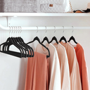 Ver mais imagens de Kit 200 Cabide Adulto Veludo Antideslizante Ultra Finos