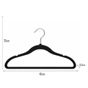 Ver imagem 4 de Kit 200 Cabide Adulto Veludo Antideslizante Ultra Finos