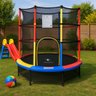 Cama Elastica Colorida Trampolim Pula Pula Colorida Criança Infantil - 2