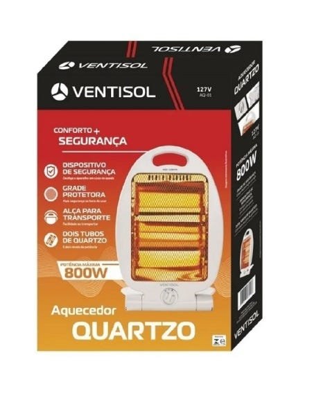 Aquecedor Domestico Quartzo Premium Ventisol 110v - 3