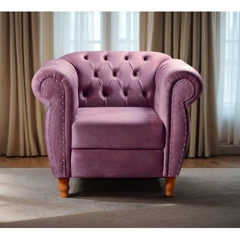 Sofá Nobreza Poltrona Chesterfield Vintage Retrô Clássico