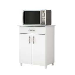Balcão Dallas MOOB 2 Portas 1 Gaveta 60 cm Branco - 1