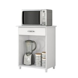 Balcão Dallas MOOB 2 Portas 1 Gaveta 60 cm Branco - 2