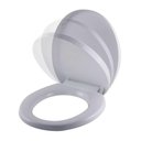 Ver imagem 2 de Assento Sanitário Polipropileno Ravena Branco para Vaso Deca