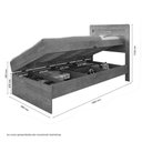 Ver imagem 3 de Cama Baú Larissa Solteiro Naturale Framar