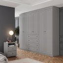 Ver imagem 1 de Conjunto Quarto Adulto Americano Cinza