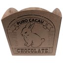 Ver imagem 3 de Cachepot de Papel Páscoa Puro Cacau - 8 Unidades