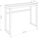 Ver imagem 4 de Aparador Buffet Slim para Sala Cozinha Pés Madeira Tampo Mdf Off White