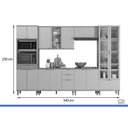 Ver imagem 3 de Kit Cozinha 6 Peças 13 Portas Bless CZ672 Off Linea