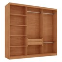 Ver imagem 5 de Guarda-Roupa Casal 100% MDF com 6 Portas e 2 Gavetas 180cm Multimóveis CR35543 Madeirado